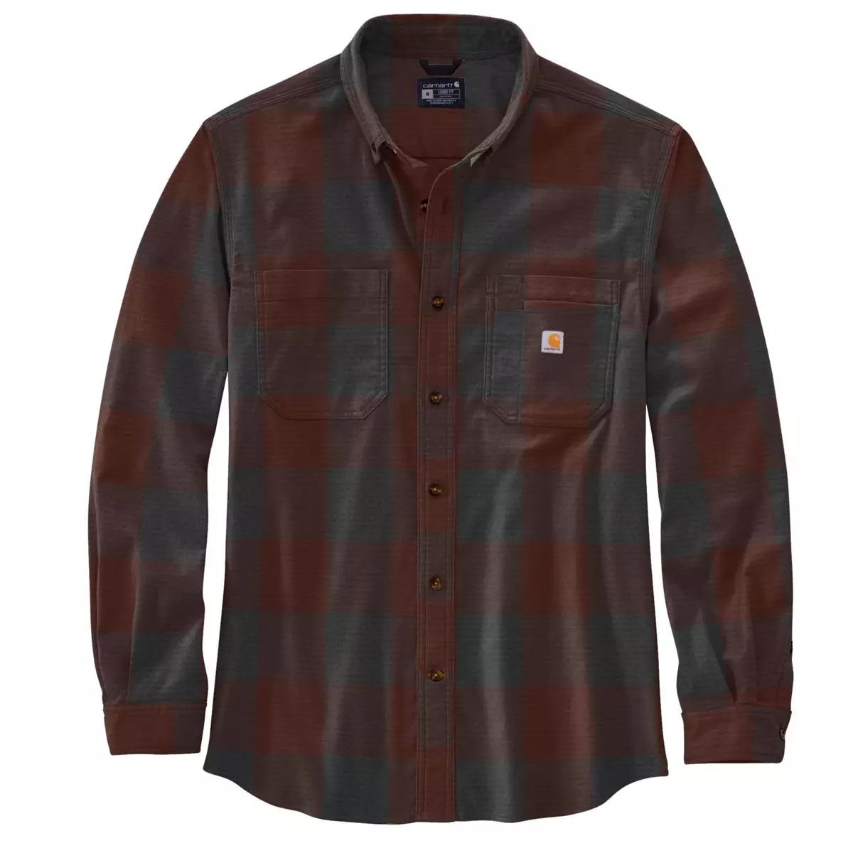 Carhartt Midweight Flannel L/S Plaid Shirt - 1