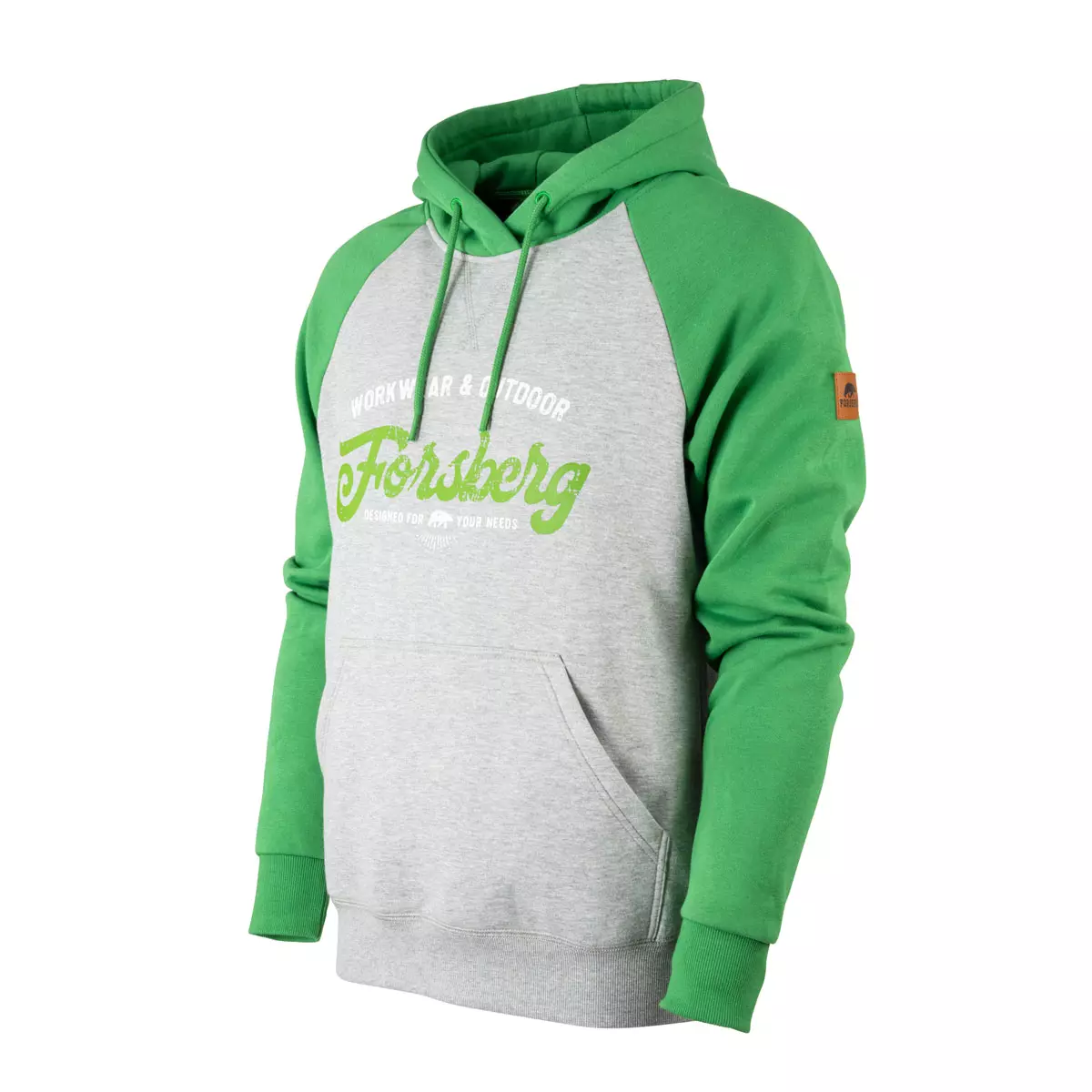 FORSBERG Tonigson Hoodie zweifarbig mit Retrologo - 2