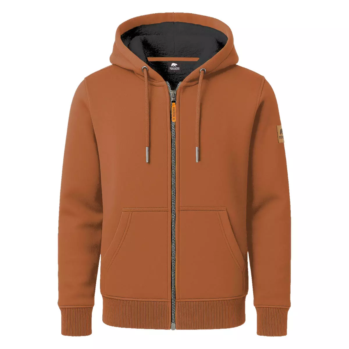 FORSBERG Kapuzenjacke mit Teddyfutter - 1