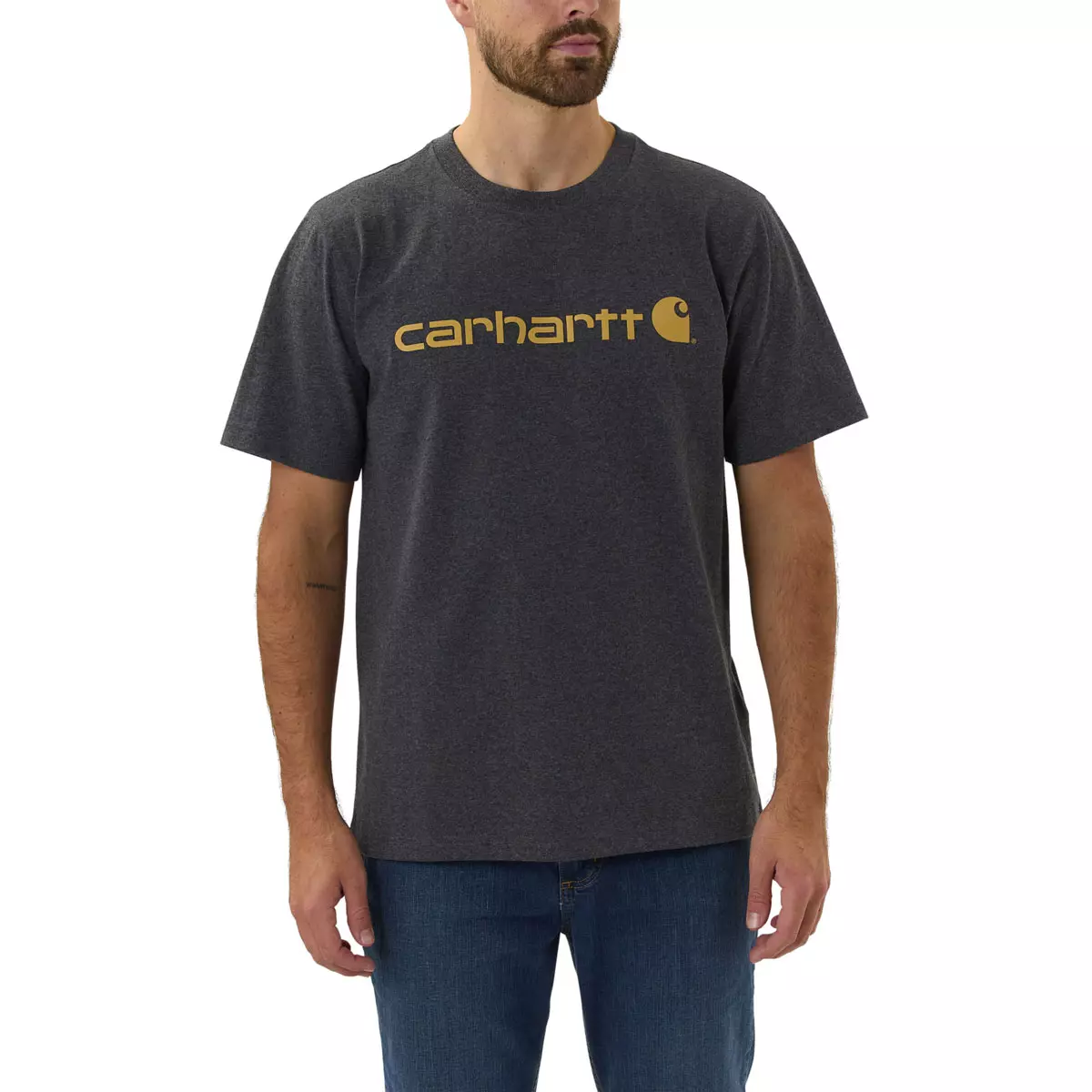 Carhartt Core Logo T-Shirt dicke Qualität - 12