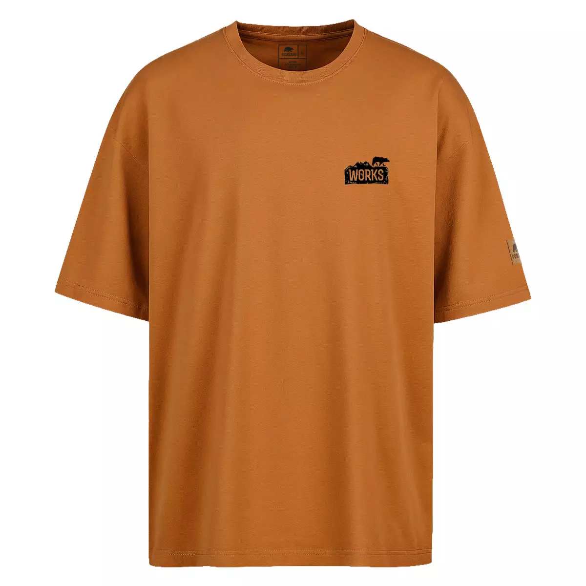 FORSBERG Oversized T-Shirt mit Brustlogo - 3