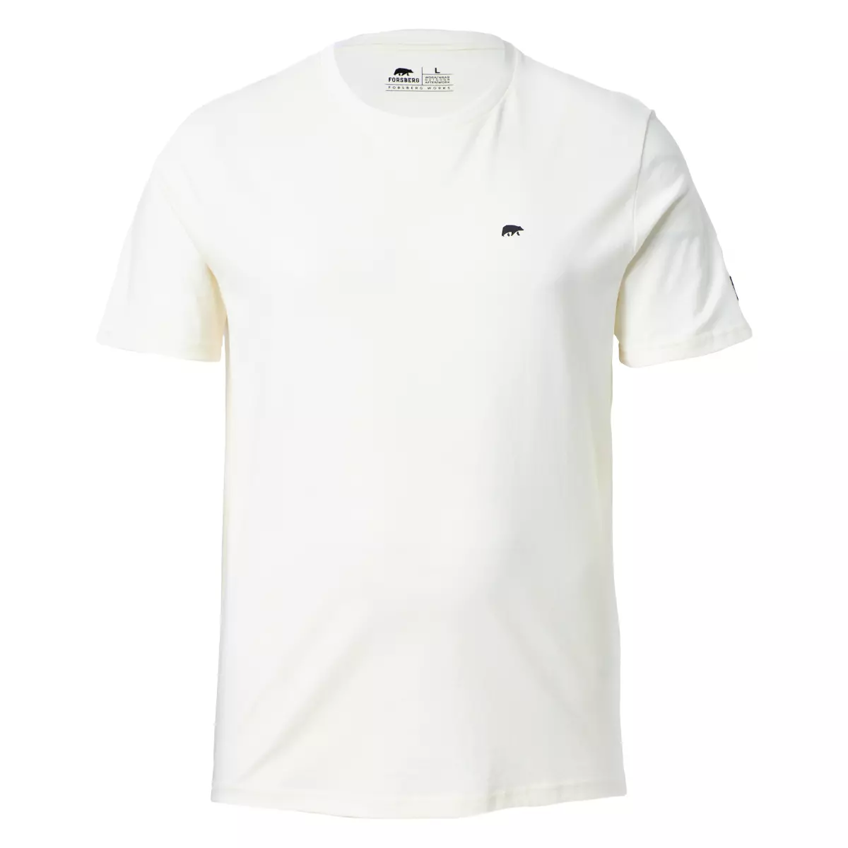 FORSBERG T-Shirt mit kleinem Gummi-Patch - 1