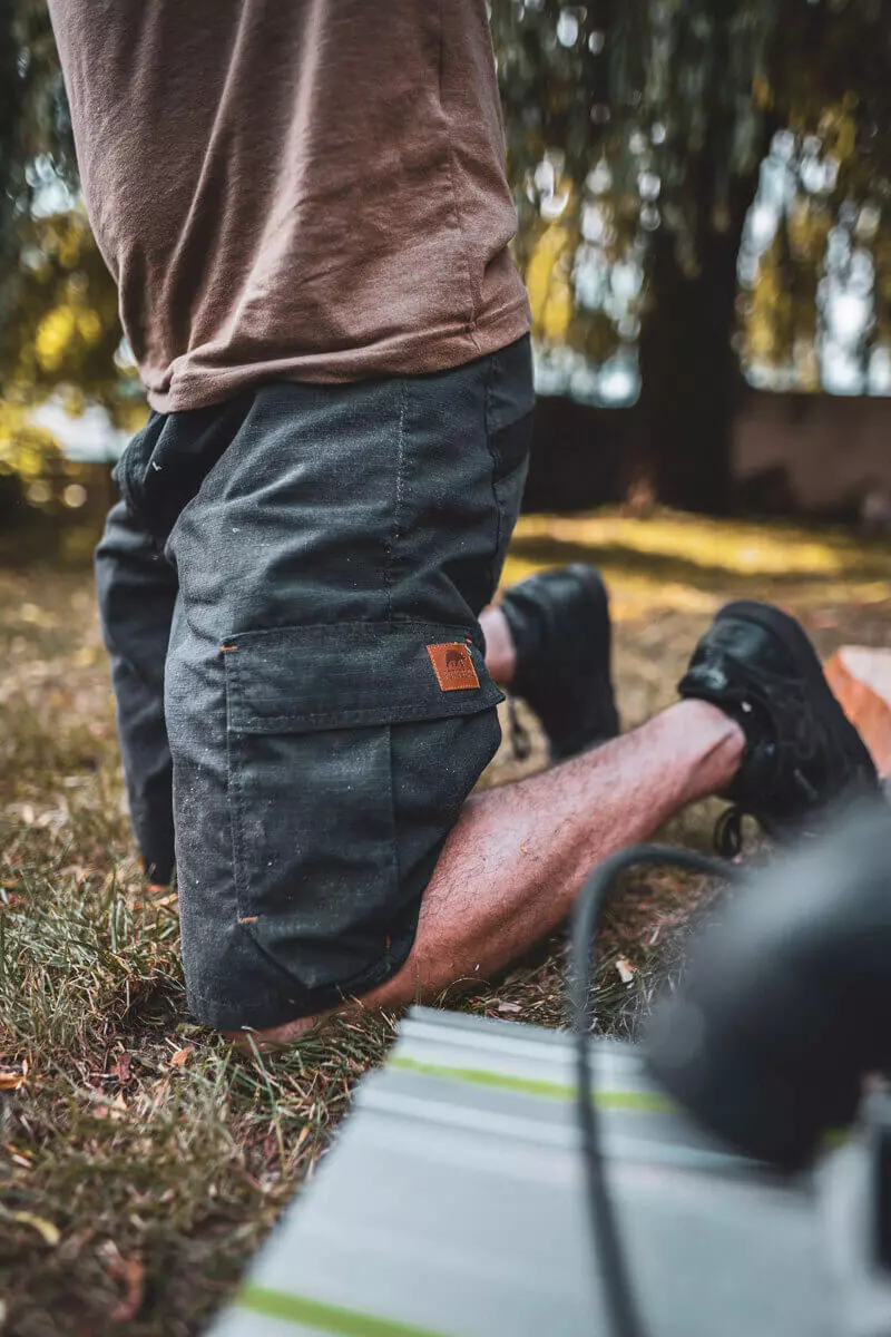 Hosen, Kurze Hosen, Jeanshose, Mann, Person