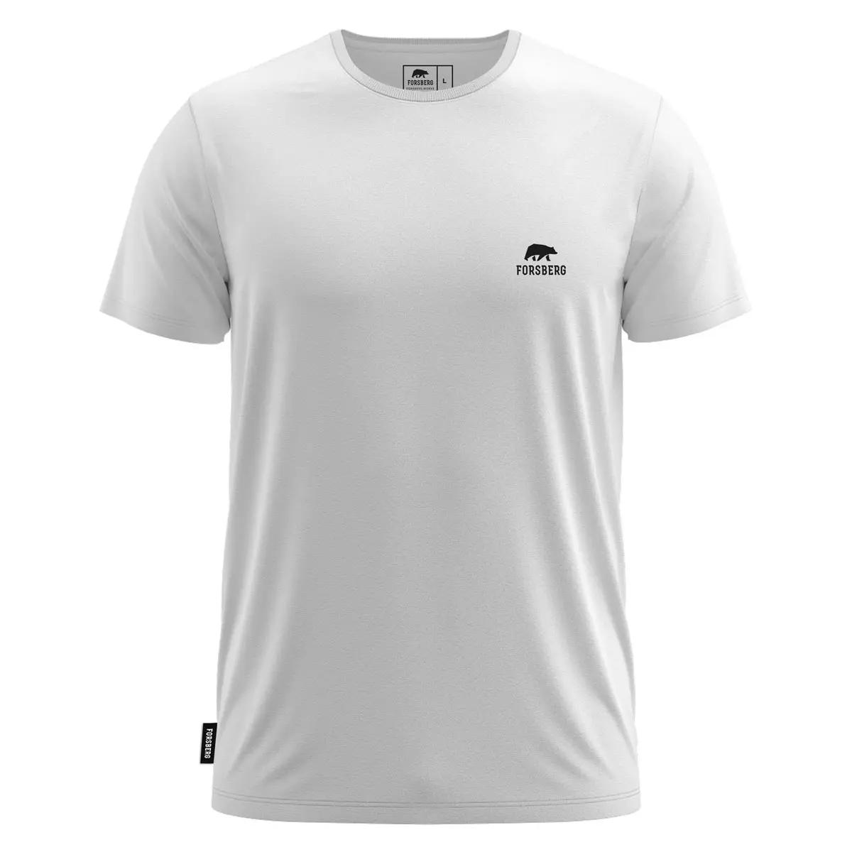 FORSBERG Lite T-Shirt mit kleinem Brustlogo - 1