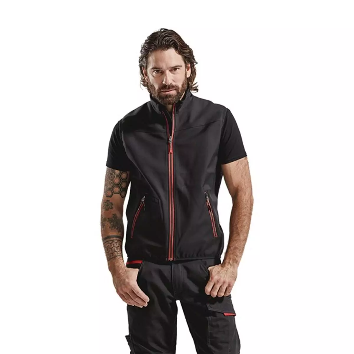 3850-2516-9998-XL - schwarz/rot