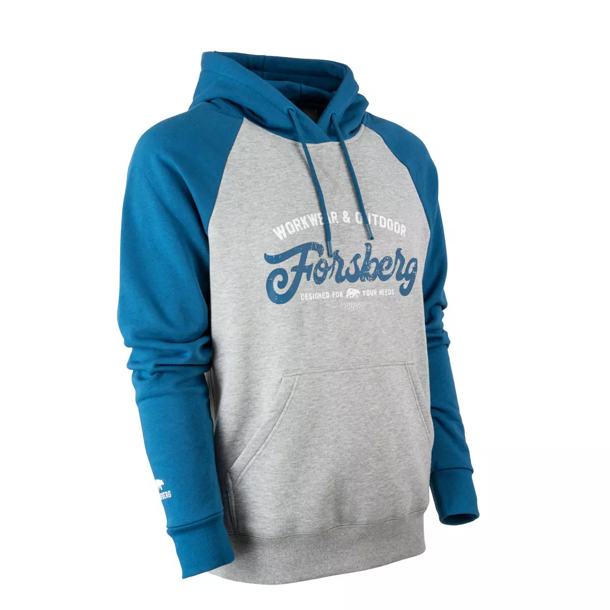 FORSBERG Tonigson Hoodie zweifarbig mit Retrologo - 7