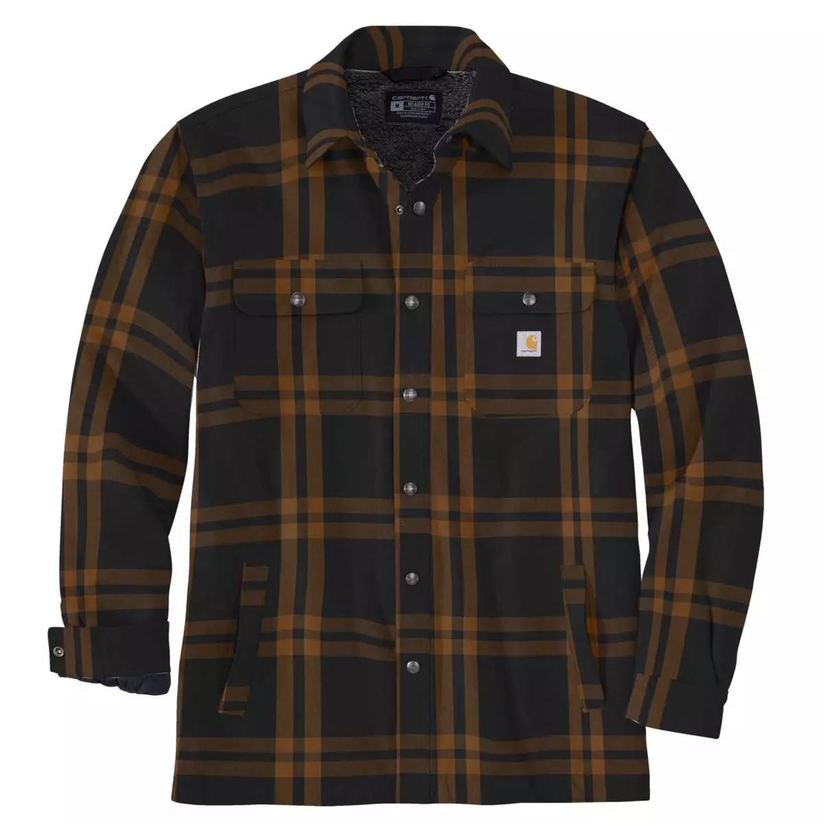 Carhartt Relaxed Fit Flannel Sherpa-Lined Shirt  - 1